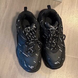 Balenciaga Black Logo Sneakers